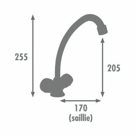Edouard Rousseau AAANI52947 Mezclador de lavabo KONFORT Cromo