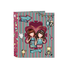 Carpeta de anillas Gorjuss Fireworks Granate A4 27 x 33 x 6 cm Precio: 5.50000055. SKU: S4306688