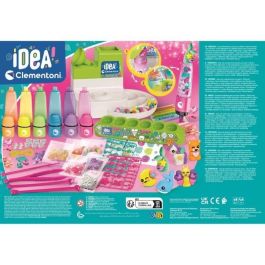 Clementoni CLE8005125528486 L'atelier des fluorescents, Crea 10 iluminadores fluorescentes, Made in Italy