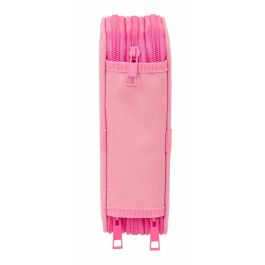 Safta Plumier Triple Barbie 37 Pcs, Estuche Escolar con 3 Compartimentos, para Niñas y Niños, 12.5x19.5x5.5cm