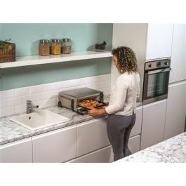 Ninja SP101EU Minihorno de Sobremesa 8 en 1 Vertical Compacto con Tecnología Digital Crisp y Aire Caliente - Ideal para Cocinas Pequeñas