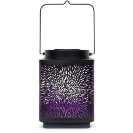 Garden Id Linterna Solar Attract Morado 16x16x23 cm 70703226 Autonomía 6-8 Horas Móvil Botón Encendido/Apagado