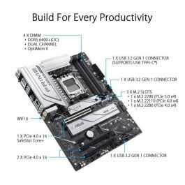 Asus Prime X670-P Wifi Mother Socket AMD X670 Asus Prime X670-P Wifi Mother Socket AMD X670