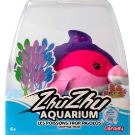 Lansay LAN3181860511220 Set de Acuario Zhu Zhu con personaje Nina la Delfina, juguete interactivo para +4 años