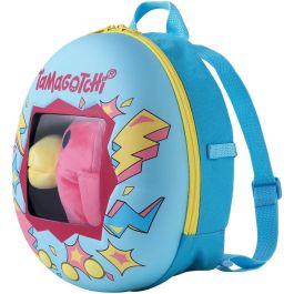 Bandai Mochila Tamagotchi Hashizotchi Peluche Interactivo para Cuidar y Transportar, con Ventana y Asas Ajustables, 4 Diseños Disponibles