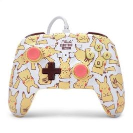 Mando con Cable PowerA para Nintendo Switch Pikachu Blush - Diseño Oficial, Botones Asignables, Cable USB-C 3m - Ref: 1526547-01 Mando con Cable PowerA para Nintendo Switch Pikachu Blush - Diseño Oficial, Botones Asignables, Cable USB-C 3m - Ref: 1526547-01