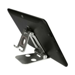 Soporte para Móviles KSIX Swivel Plateado Soporte para Móviles KSIX Swivel Plateado