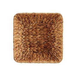 Giftdecor Centro De Mesa Cuadrado De Paja Sin Asa 26x26x8 cm (Set de 12)