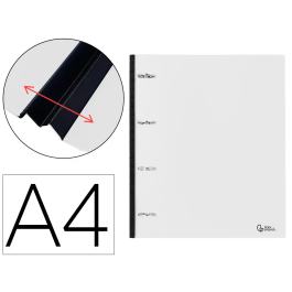 Liderpapel Carpeta 4 Anillas Redondas 25 mm Polipropileno DIN A4 Ultra Compacta Lomo Extensible 4 cm Translucida Precio: 3.8236. SKU: B15PZDZ3G9