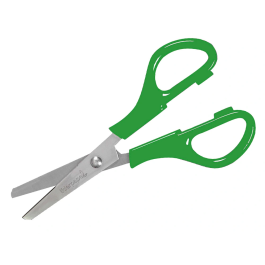 Liderpapel Tijera Unidad con Puntas Redondeadas y Hoja de Acero Inoxidable, Mango de Plástico Agradable al Tacto, Corta Papel, Cartón, Fotos y Tela