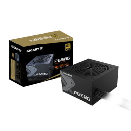 Gigabyte GP-P650G Fuente de Alimentación 650W 80 PLUS Bronze ATX Negro Gigabyte GP-P650G Fuente de Alimentación 650W 80 PLUS Bronze ATX Negro