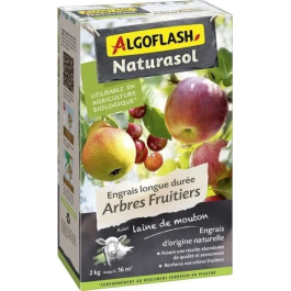 Algoflash Naturasol Fertilizante para Árboles Frutales a Largo Plazo - 2 kg