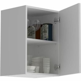 Oslo 244001 Mueble Alto 1 Puerta + Tableta Decoración Blanca Mate L 40 x D 36 x H 58 cm