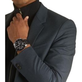 Casio Edifice Reloj de Cuero Genuino Negro