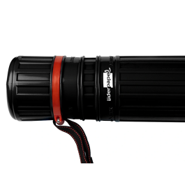 Liderpapel Portaplanos Plástico Negro Diámetro 9 cm Extensible hasta 125 cm