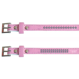 Freedog Collar Polipiel Brillantes Rosa 2.5x55 cm Precio: 11.495000483999998. SKU: B1C6M78P2P