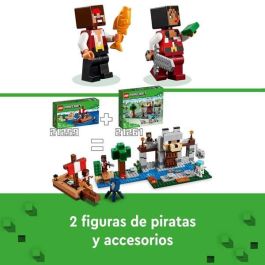 Juego de construccion el viaje en el barco pirata lego minecraft Juego de construccion el viaje en el barco pirata lego minecraft