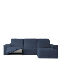 Funda para chaise longue de brazo corto derecho Eysa ROC Azul 120 x 120 x 360 cm