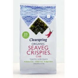CLEARSPRING Alga Nori Tostada con Chili Snack 4g. Ecológica, Vegana y Sin Gluten Precio: 2.4999997. SKU: B12NCML9XJ
