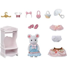 FAMILIAS SYLVANIAN La maleta de moda y el ratón de malvavisco de la hermana mayor para niños FAMILIAS SYLVANIAN La maleta de moda y el ratón de malvavisco de la hermana mayor para niños