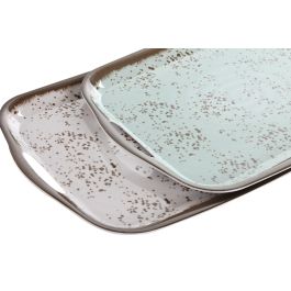 Bandeja Basicos DKD Home Decor Azul Blanco 26.2 x 2 x 36.4 cm (6 Unidades) Bandeja Basicos DKD Home Decor Azul Blanco 26.2 x 2 x 36.4 cm (6 Unidades)