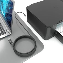 AISENS - CABLE USB3.2 GEN2x1 10GBPS AOC SOLO DATOS, USB-A/M-USB-C/M, NEGRO, 15M