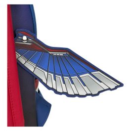 Loungefly Mochila Capitán América Brave New World Marvel Piel Vegana 22,86cm