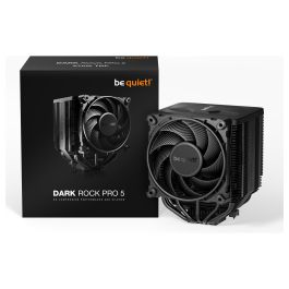 be quiet! Dark Rock Pro 5 Refrigerador de aire para CPU, ventilador de 120/135 mm, color Negro