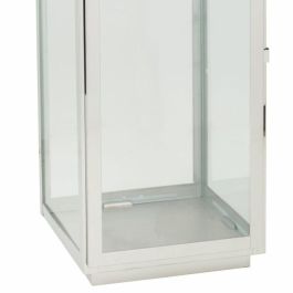 Farol Alexandra House Living Plata Vidrio Acero Inoxidable 23 x 72 x 24 cm