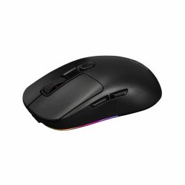 The G-Lab THE3760162051476 KULT-TITAN Ratón Gaming Competitivo Híbrido (Cable/Inalámbrico) con Iluminación RGB y Sensor 12000 DPI Negro