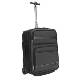 Targus CitySmart Maleta de Cabina Compacta con Ruedas 12-15.6" para Portátil, Protección Anticaídas SafePort y Compartimento Ropa