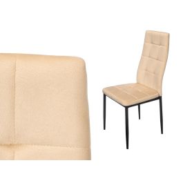 Giftdecor Silla de Respaldo Alto de Terciopelo Beige 40x95x41 cm (Set de 4) Giftdecor Silla de Respaldo Alto de Terciopelo Beige 40x95x41 cm (Set de 4) Precio: 119.13418. SKU: B1KBBGKA98