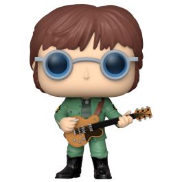 FUNKO Figura POP! John Lennon Military Jacket de Vinilo, Coleccionable de 9cm en Caja con Ventana