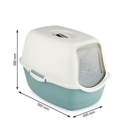 Cat Toilet Eco Bailey Blanco Verde Salvia Cat Toilet Eco Bailey Blanco Verde Salvia