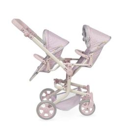 Decuevas Silla Gemelar Plegable y Multiposición para Muñecas de hasta 52 cm - Edad Recomendada +3 Años - Materiales: Metal, Plástico, Poliéster Decuevas Silla Gemelar Plegable y Multiposición para Muñecas de hasta 52 cm - Edad Recomendada +3 Años - Materiales: Metal, Plástico, Poliéster
