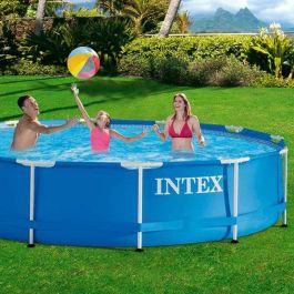 Piscina redonda desmontable metal frame (capacidad 6503 litros) (+6 años) 366x76cm Piscina redonda desmontable metal frame (capacidad 6503 litros) (+6 años) 366x76cm