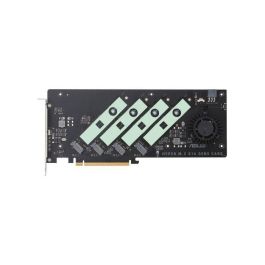 Asus PCIe 5.0 x16, 4 x M.2 slots, 1 x M.2 FAN Power Switch, 4 x M.2 access LEDs, 512Gbps Asus PCIe 5.0 x16, 4 x M.2 slots, 1 x M.2 FAN Power Switch, 4 x M.2 access LEDs, 512Gbps