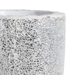 Jarrón Blanco Fibra de Vidrio Decoración 54 X 54 X 154 cm