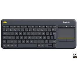 Teclado de TV multimedia LOGITECH K400 Plus - AZERTY - Inalámbrico - Panel táctil Precio: 74.50000008. SKU: B1DSBWEB7L