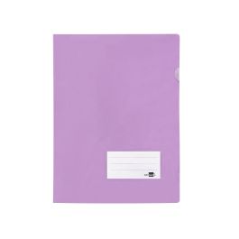 Carpeta Liderpapel Dossier A4 Uñero Lavanda Opaco 10 unidades