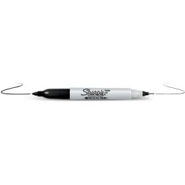 Sharpie Marcador Twin Tip Negro Punta Extra Fina y Fina, Secado Rápido, Resistente al Agua, No Tóxico, 12 Unidades Precio: 46.49999992. SKU: B1CE3EVZ8E