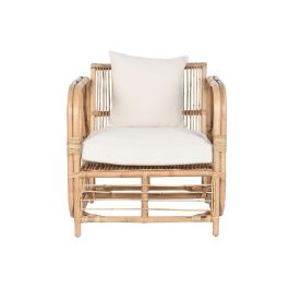 Sillón Home ESPRIT Blanco Natural 72 x 77 x 80 cm Sillón Home ESPRIT Blanco Natural 72 x 77 x 80 cm