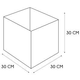 Home Deco Factory Cesta Orden Giulia 30x30 cm - Colección Essentiel