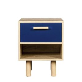 Mesa de chevets con manijas - Feet de madera de pino azul - lila Precio: 59.50000034. SKU: B15SWAWF34