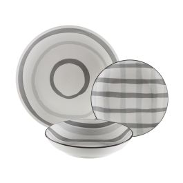 Vajilla 18 Piezas Anette Gris Versa (2 Unidades) Precio: 99.88999999. SKU: B1KH7TD74T