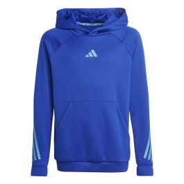 Sudadera Infantil Adidas Train Icons Aeroready Azul