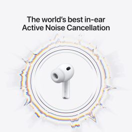Apple AirPods Pro 3ª gen. Auriculares Inalámbricos Blancos con Cancelación de Ruido y Audio Espacial