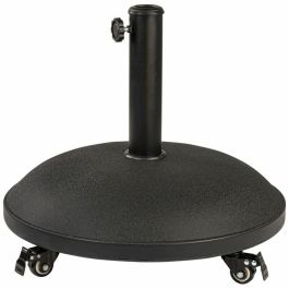 Base para Sombrilla Aktive Negro 25 kg Con ruedas Base para Sombrilla Aktive Negro 25 kg Con ruedas