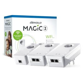 Devolo Magic 2 WiFi next Multiroom Kit Adaptador Powerline 2400 Mbps Blanco (3 Unidades)