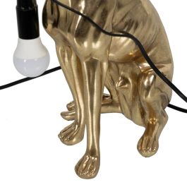 Lámpara de mesa Perro Dorado 40 W 220-240 V 25,5 x 16,5 x 36 cm Lámpara de mesa Perro Dorado 40 W 220-240 V 25,5 x 16,5 x 36 cm